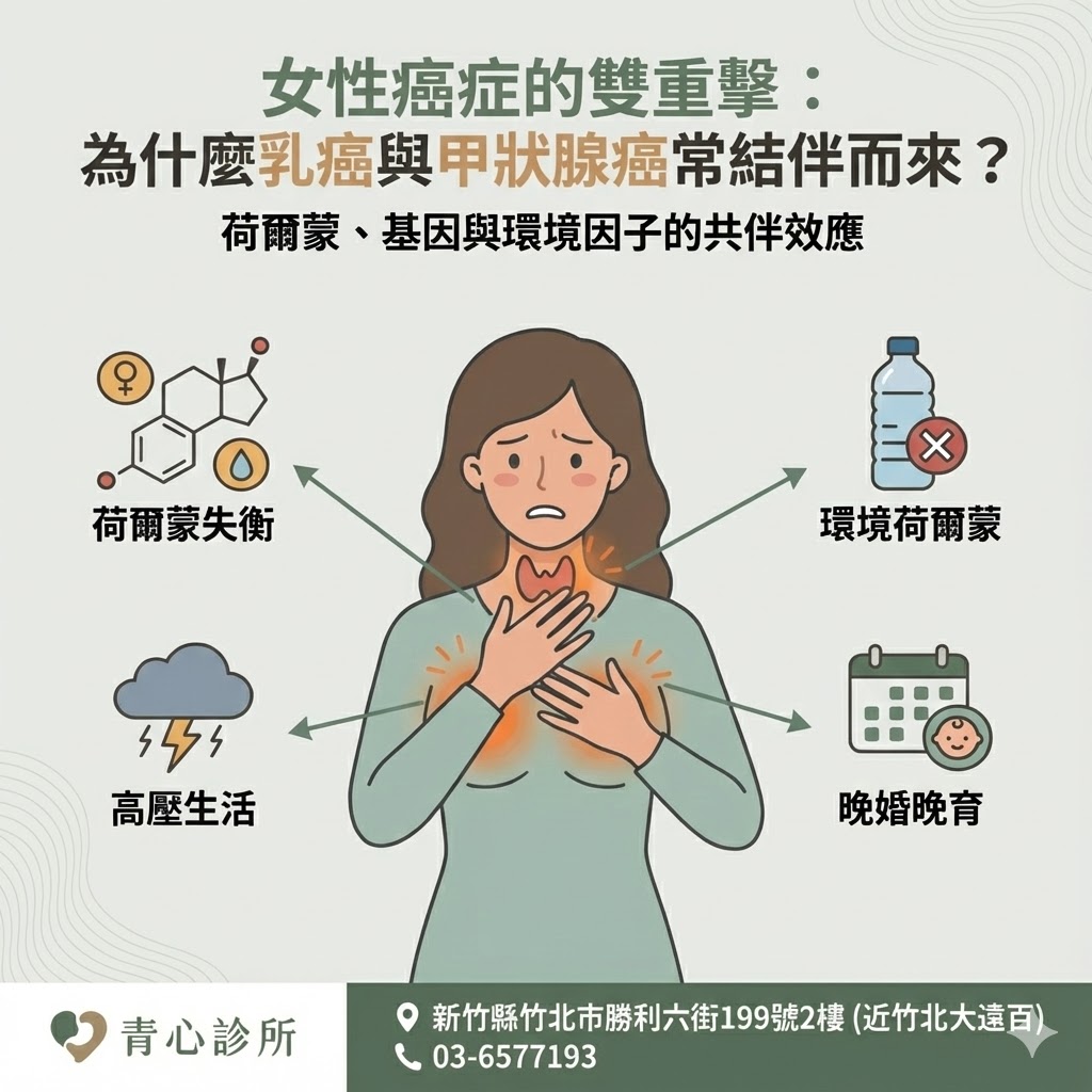 乳癌與甲狀腺癌關聯