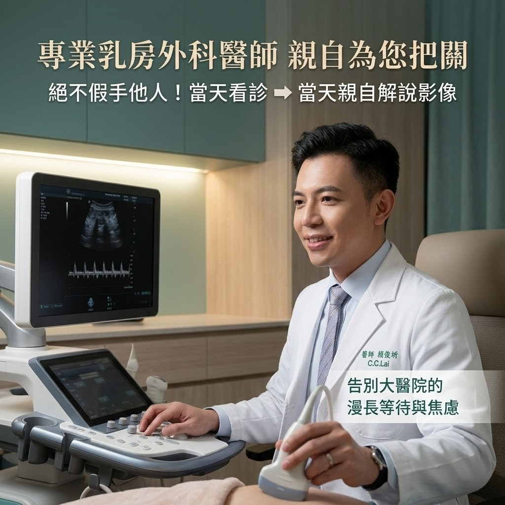 賴俊圻醫師親自超音波檢查