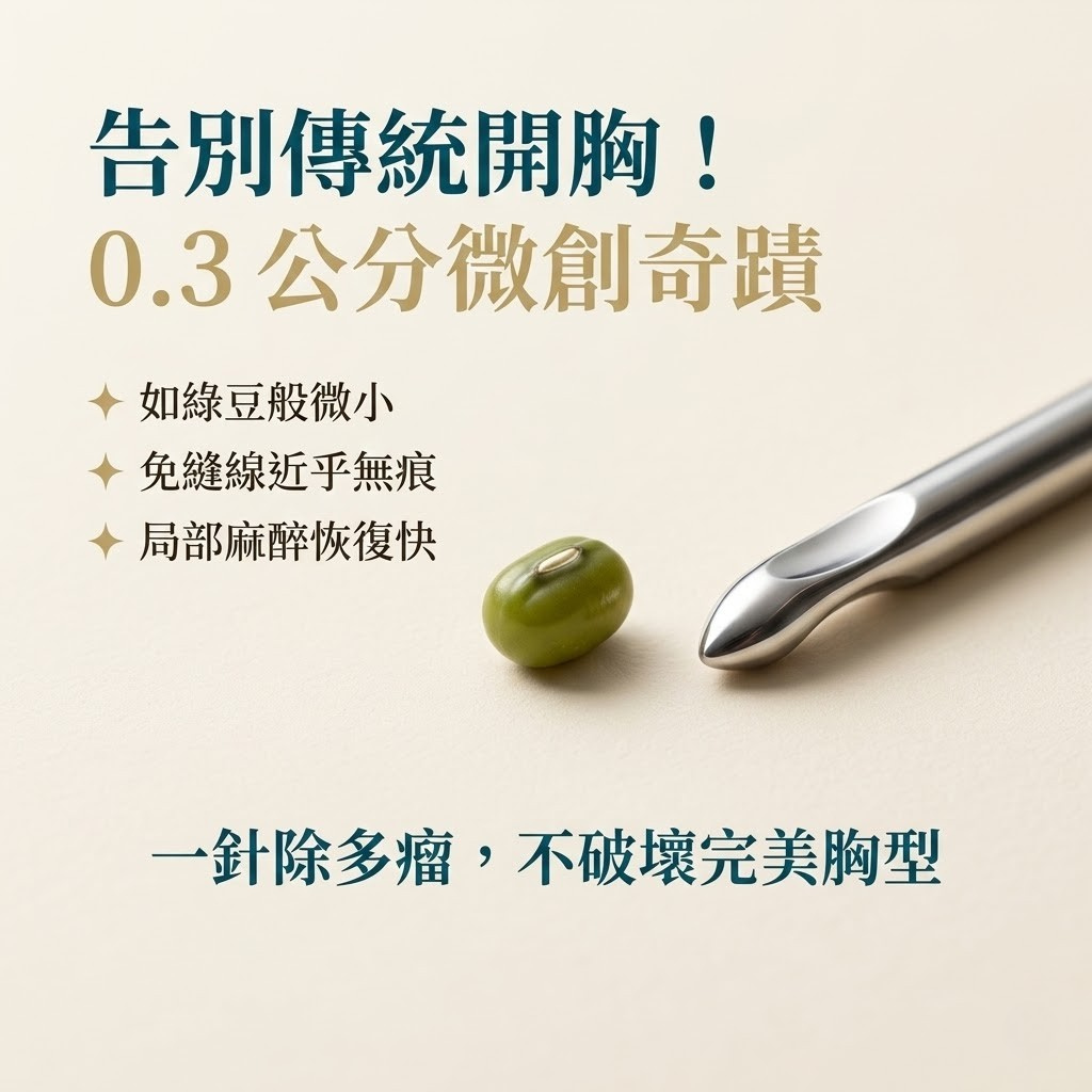 真空輔助微創手術優點